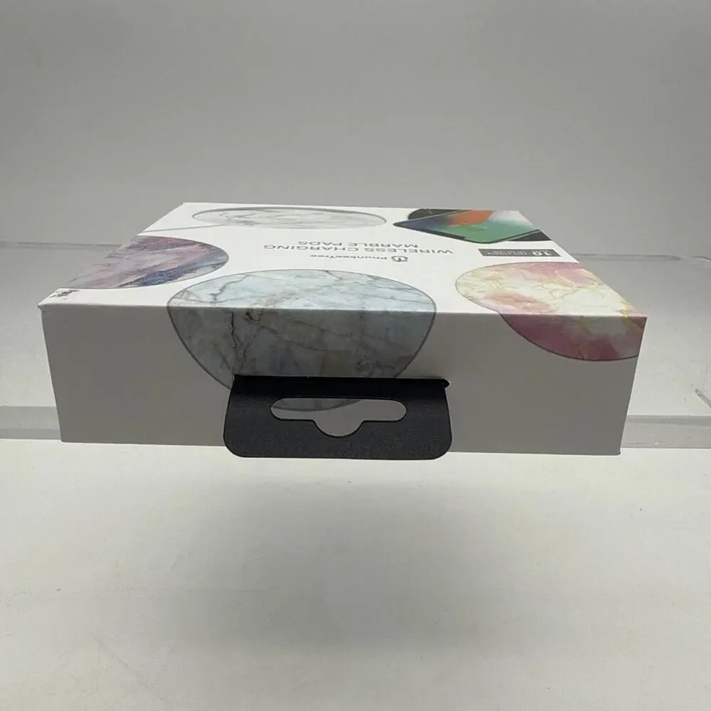 PHUNKEE TREE WIRELESS CHARGING PADS Fast Charge 10 WATT NEW Sealed Black Marble
